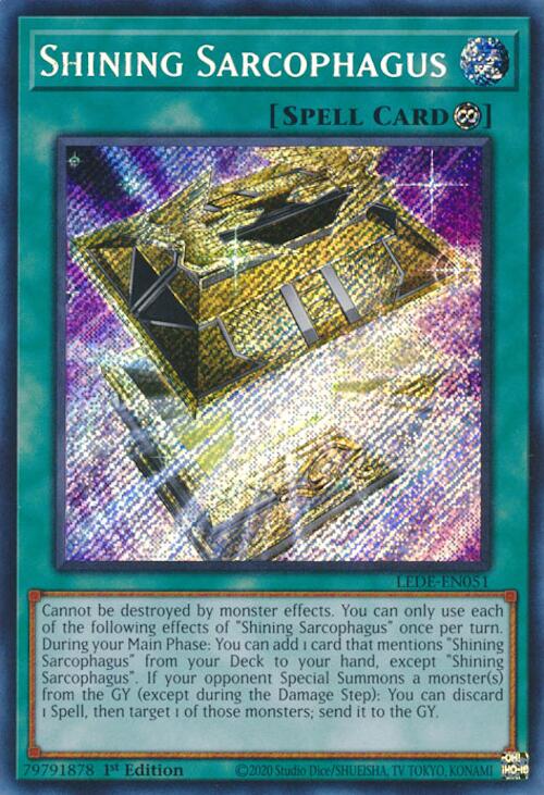 Shining Sarcophagus [LEDE-EN051] Secret Rare | Gear Gaming Bentonville