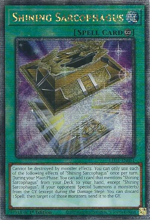 Shining Sarcophagus (Quarter Century Secret Rare) [LEDE-EN051] Quarter Century Secret Rare | Gear Gaming Bentonville