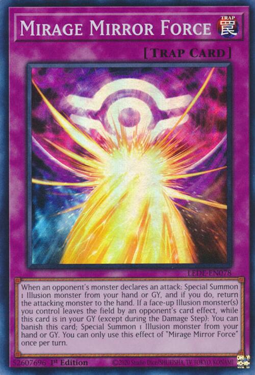 Mirage Mirror Force [LEDE-EN078] Super Rare | Gear Gaming Bentonville