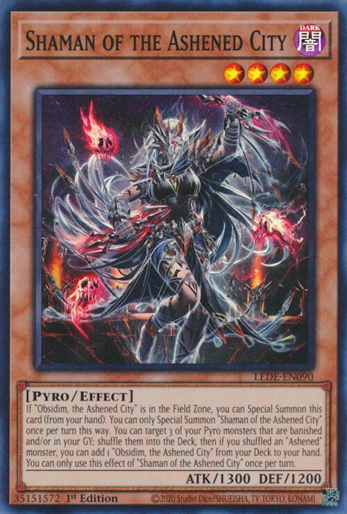 Shaman of the Ashened City [LEDE-EN090] Super Rare | Gear Gaming Bentonville