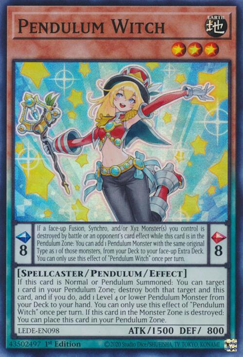 Pendulum Witch [LEDE-EN098] Super Rare | Gear Gaming Bentonville