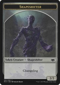 Shapeshifter (001) // Serra the Benevolent Emblem (020) Double-Sided Token [Modern Horizons Tokens] | Gear Gaming Bentonville