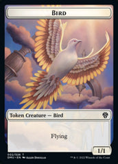 Bird (002) // Monk Double-Sided Token [Dominaria United Tokens] | Gear Gaming Bentonville