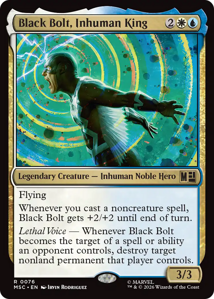 Black Bolt, Inhuman King [Marvel Super Heroes Commander] | Gear Gaming Bentonville