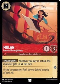 Mulan - Enemy of Entanglement (115/204) [Ursula's Return] | Gear Gaming Bentonville