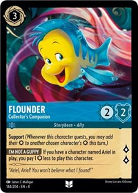 Flounder - Collector's Companion (144/204) [Ursula's Return] | Gear Gaming Bentonville
