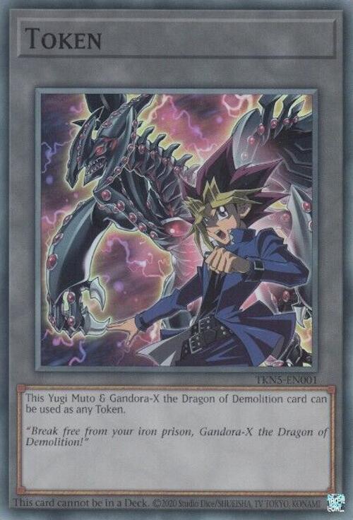 Token: Yugi Muto and Gandora-X the Dragon of Demolition [TKN5-EN001] Super Rare | Gear Gaming Bentonville