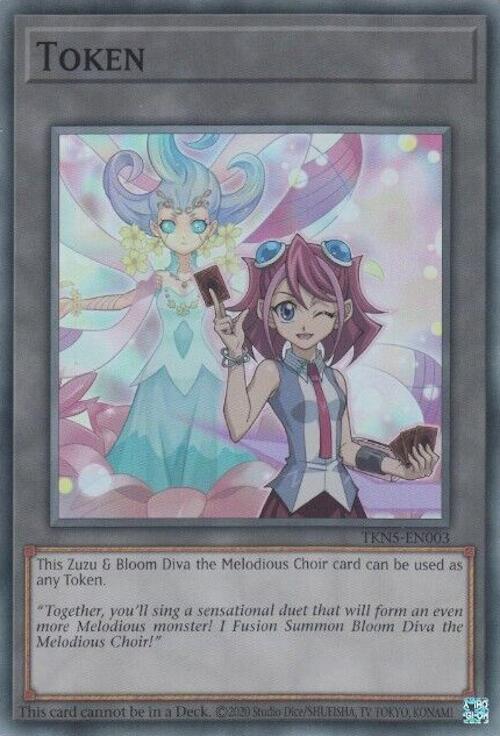 Token: Zuzu and Bloom Diva the Melodious Choir [TKN5-EN003] Super Rare | Gear Gaming Bentonville