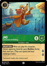 Jaq - Connoisseur of Climbing (77/204) [Ursula's Return] | Gear Gaming Bentonville