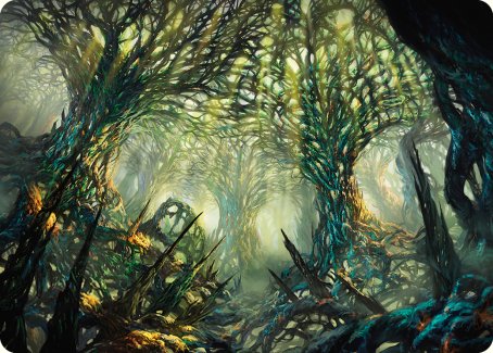 The Hunter Maze Art Card [Phyrexia: All Will Be One Art Series] | Gear Gaming Bentonville