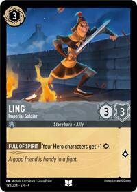 Ling - Imperial Soldier (183/204) [Ursula's Return] | Gear Gaming Bentonville