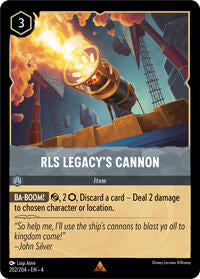 RLS Legacy's Cannon (202/204) [Ursula's Return] | Gear Gaming Bentonville