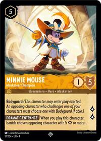 Minnie Mouse - Musketeer Champion (17/204) [Ursula's Return] | Gear Gaming Bentonville