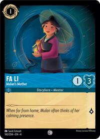 Fa Li - Mulan's Mother (143/204) [Ursula's Return] | Gear Gaming Bentonville