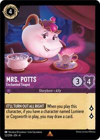 Mrs. Potts - Enchanted Teapot (52/204) [Ursula's Return] | Gear Gaming Bentonville