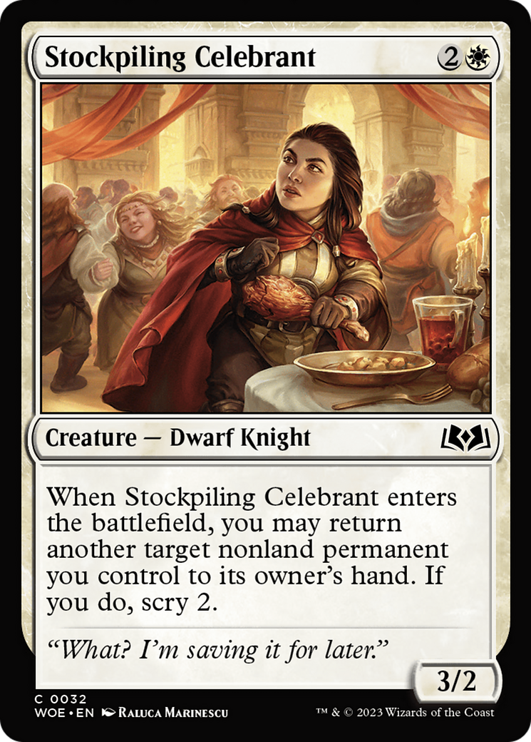 Stockpiling Celebrant [Wilds of Eldraine] | Gear Gaming Bentonville