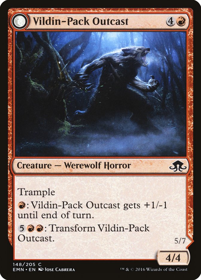 Vildin-Pack Outcast // Dronepack Kindred [Eldritch Moon] | Gear Gaming Bentonville