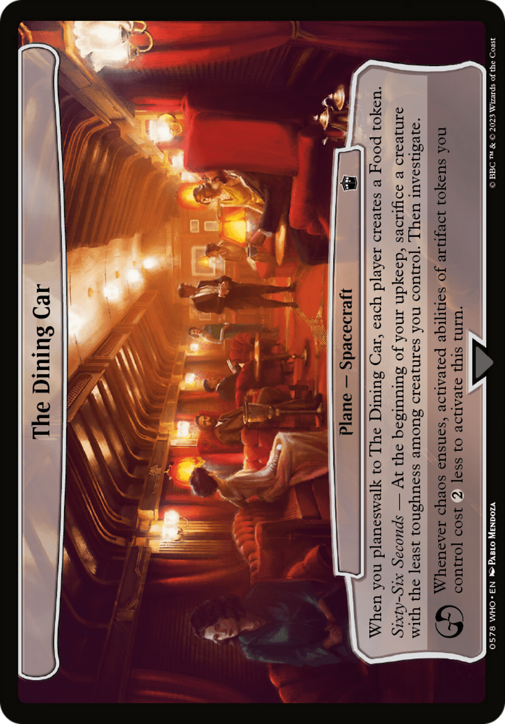 The Dining Car [Doctor Who] | Gear Gaming Bentonville
