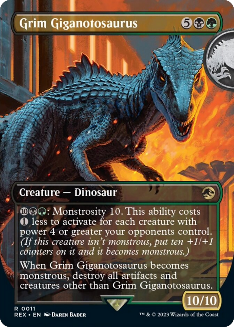 Grim Giganotosaurus (Borderless) [Jurassic World Collection] | Gear Gaming Bentonville