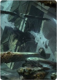 Swamp 3 Art Card [Zendikar Rising Art Series] | Gear Gaming Bentonville