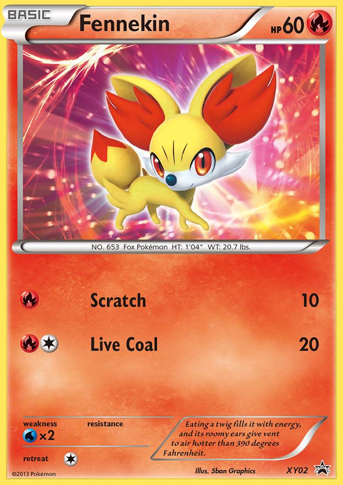 Fennekin (XY02) [XY: Black Star Promos] | Gear Gaming Bentonville