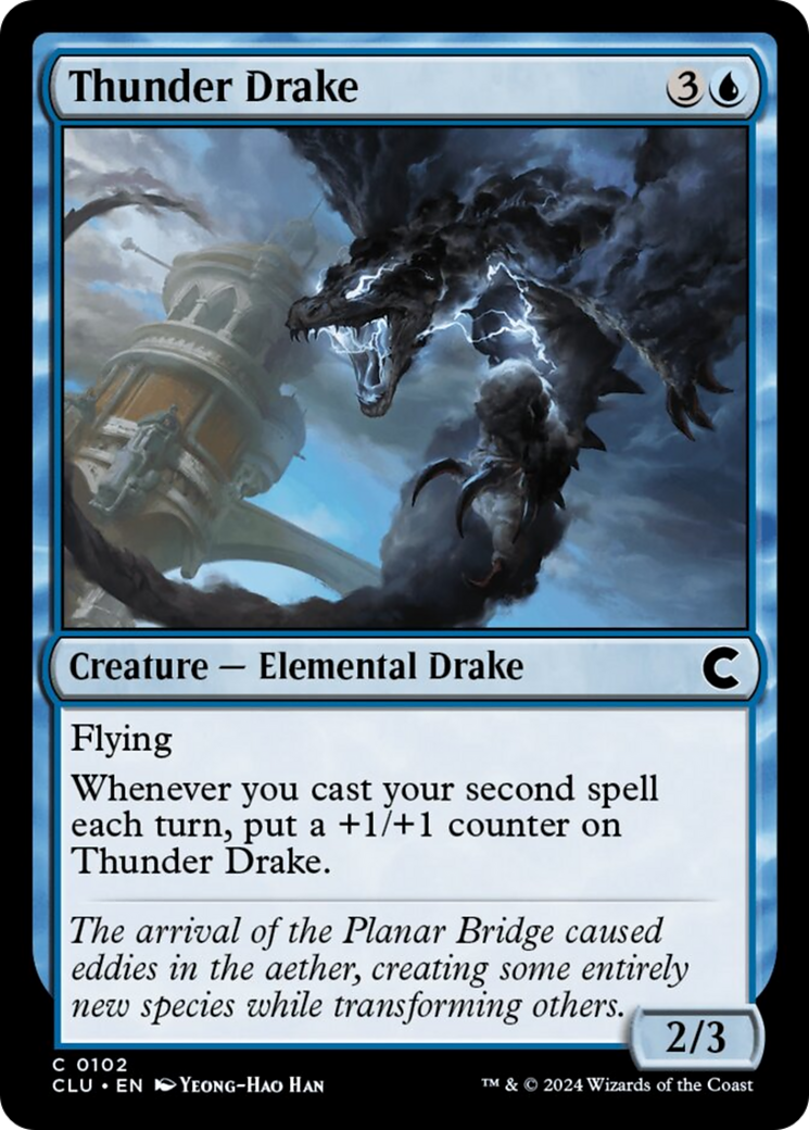 Thunder Drake [Ravnica: Clue Edition] | Gear Gaming Bentonville