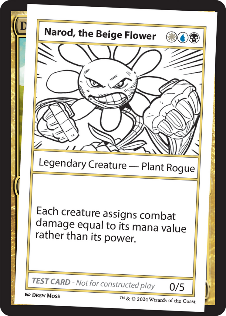 Narod, the Beige Flower [Mystery Booster 2 Playtest Cards] | Gear Gaming Bentonville