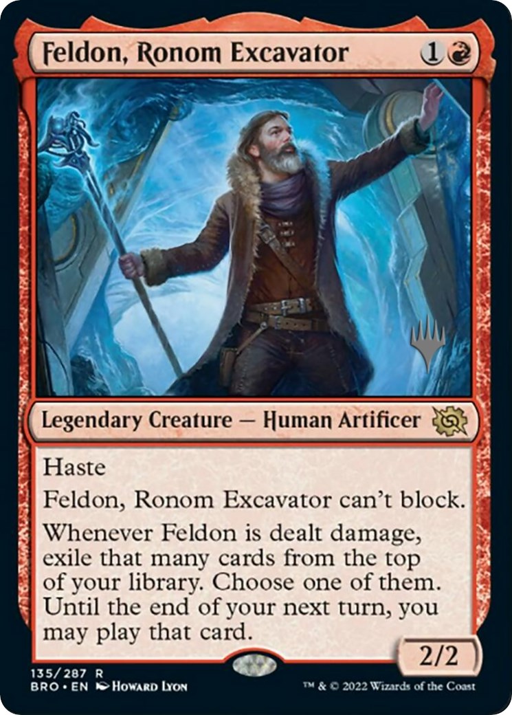 Feldon, Ronom Excavator (Promo Pack) [The Brothers' War Promos] | Gear Gaming Bentonville