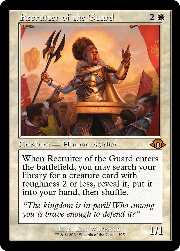 Recruiter of the Guard (Retro) [Modern Horizons 3] | Gear Gaming Bentonville