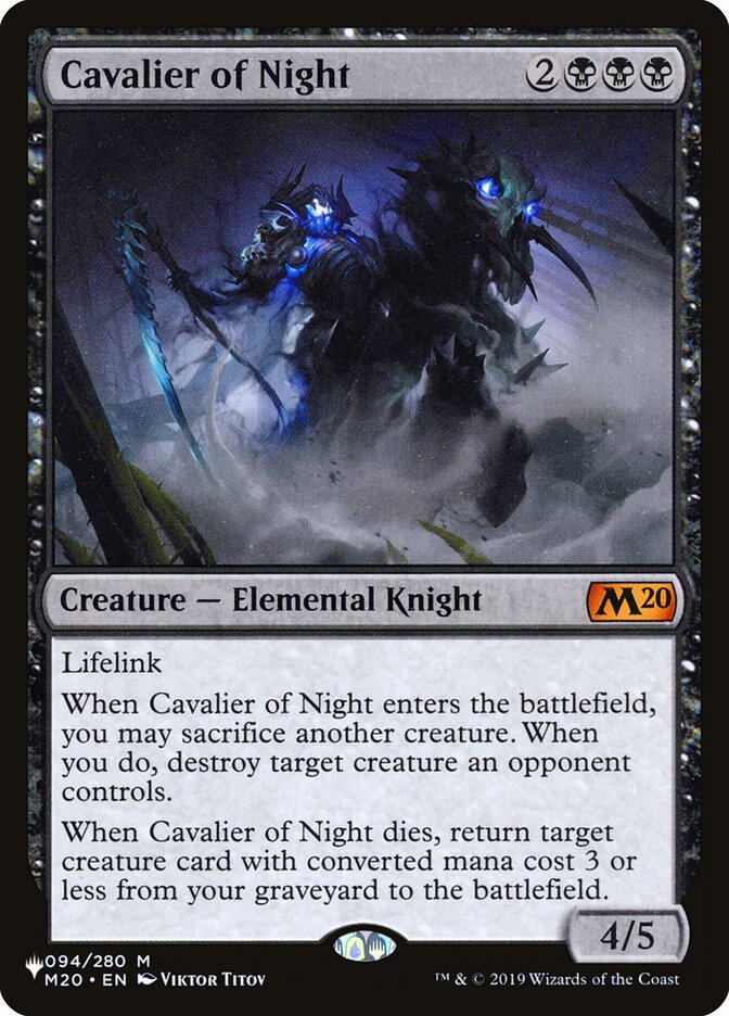 Cavalier of Night [The List] | Gear Gaming Bentonville