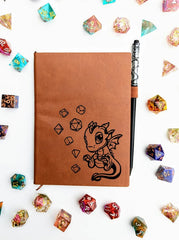 Adoragon | Vegan Leather Mini Dot Journal | Gear Gaming Bentonville