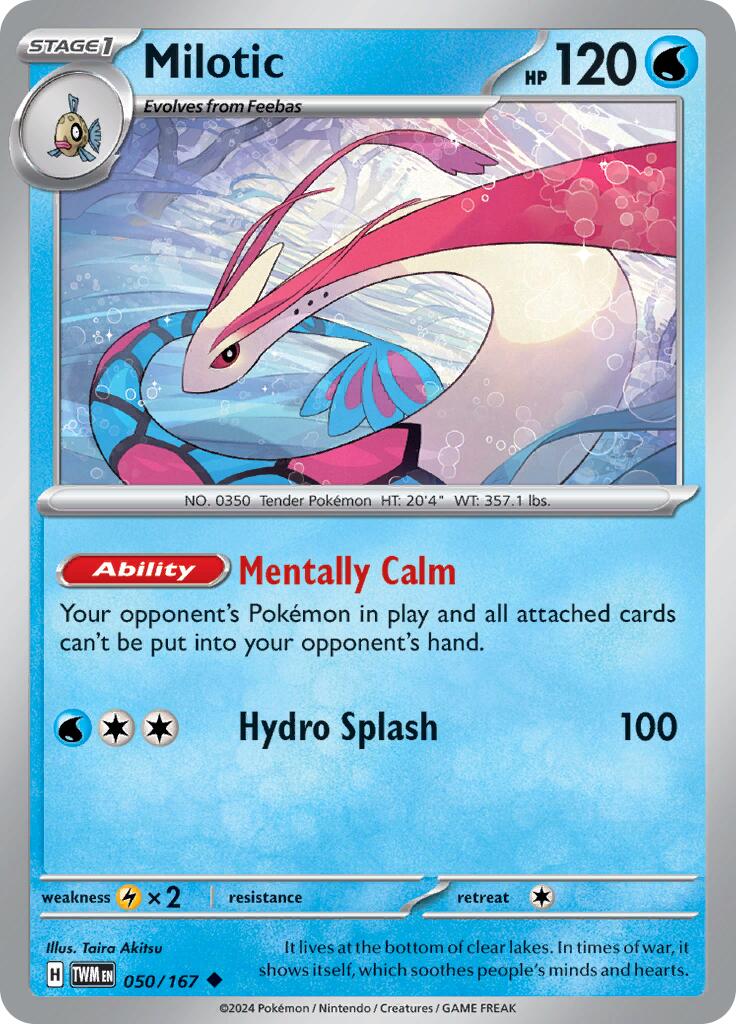 Milotic (050/167) [Scarlet & Violet: Twilight Masquerade] | Gear Gaming Bentonville