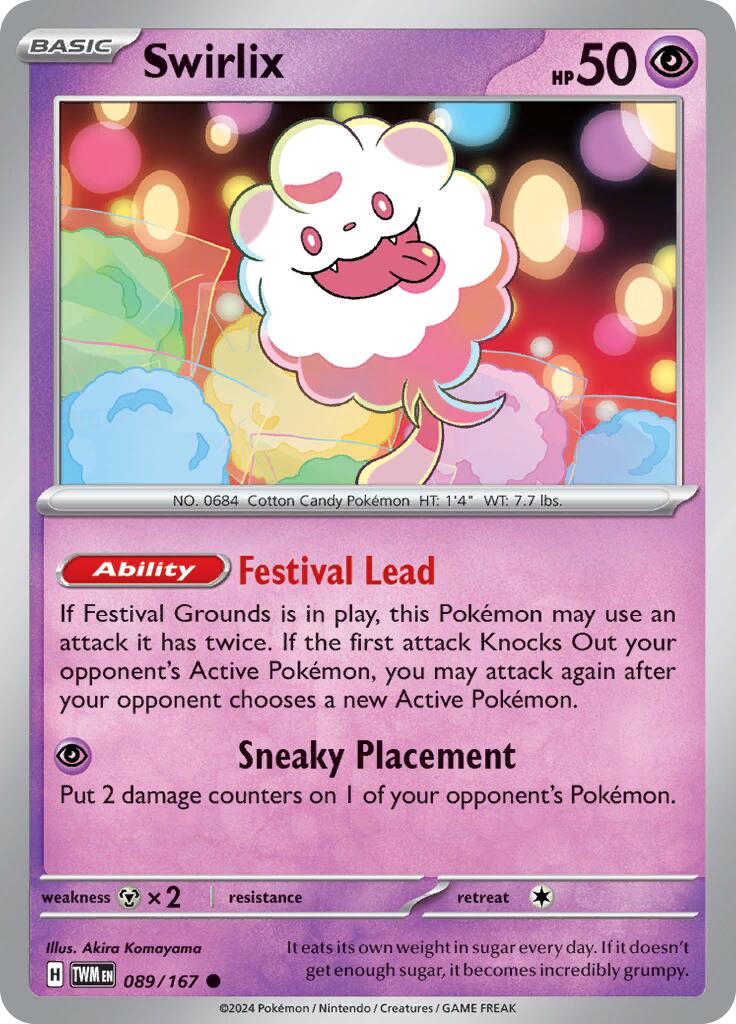 Swirlix (089/167) [Scarlet & Violet: Twilight Masquerade] | Gear Gaming Bentonville