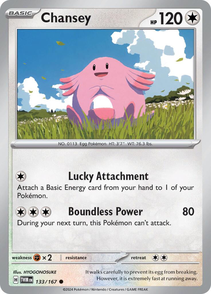 Chansey (133/167) [Scarlet & Violet: Twilight Masquerade] | Gear Gaming Bentonville