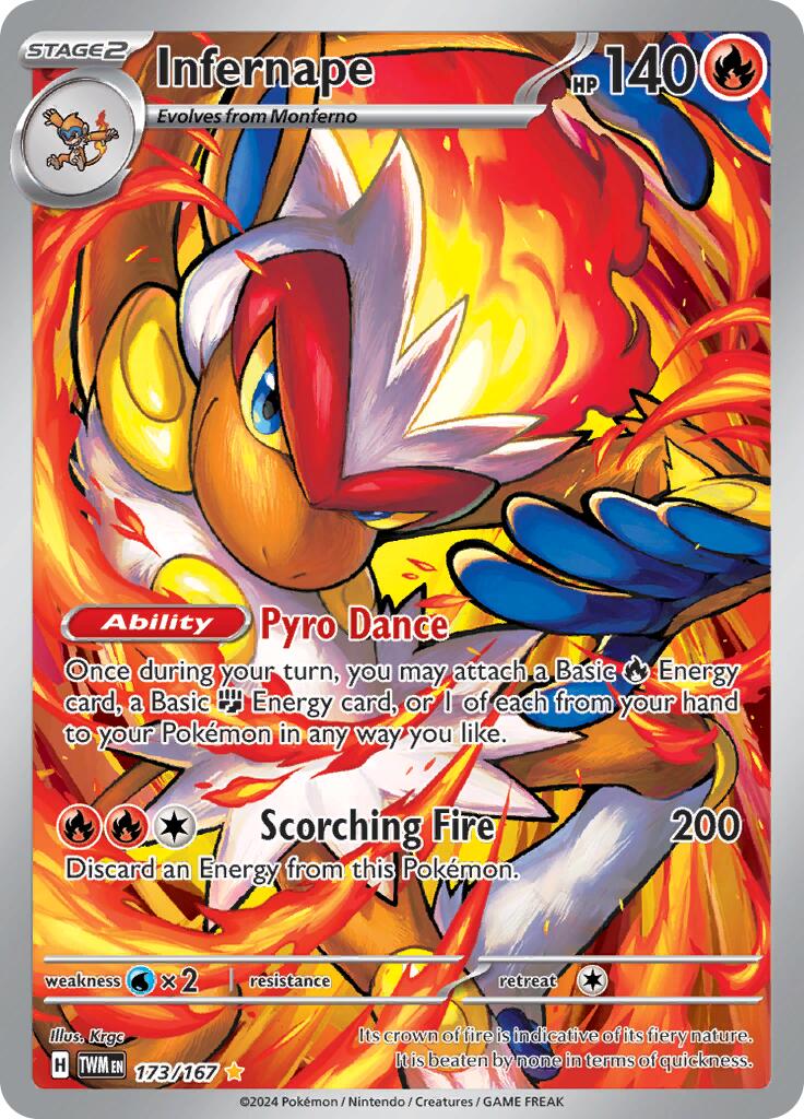 Infernape (173/167) [Scarlet & Violet: Twilight Masquerade] | Gear Gaming Bentonville