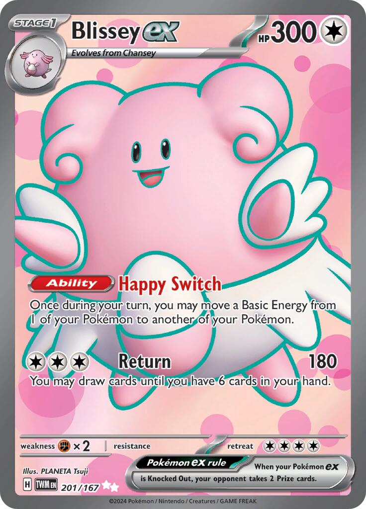 Blissey ex (201/167) [Scarlet & Violet: Twilight Masquerade] | Gear Gaming Bentonville