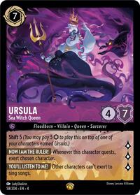 Ursula - Sea Witch Queen (58/204) [Ursula's Return] | Gear Gaming Bentonville