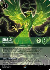 Diablo - Devoted Herald (Enchanted) (211/204) [Ursula's Return] | Gear Gaming Bentonville