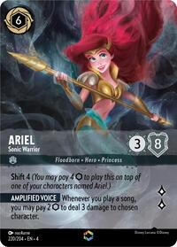 Ariel - Sonic Warrior (Enchanted) (220/204) [Ursula's Return] | Gear Gaming Bentonville