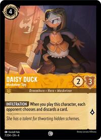 Daisy Duck - Musketeer Spy (7/204) [Ursula's Return] | Gear Gaming Bentonville