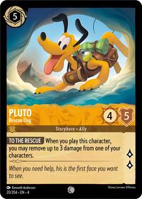 Pluto - Rescue Dog (20/204) [Ursula's Return] | Gear Gaming Bentonville