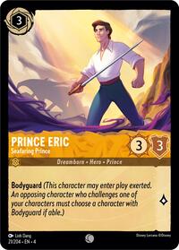 Prince Eric - Seafaring Prince (21/204) [Ursula's Return] | Gear Gaming Bentonville