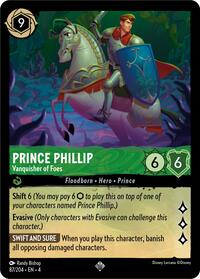 Prince Phillip - Vanquisher of Foes (87/204) [Ursula's Return] | Gear Gaming Bentonville