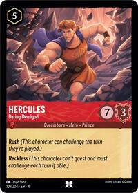 Hercules - Daring Demigod (109/204) [Ursula's Return] | Gear Gaming Bentonville