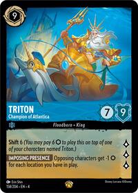 Triton - Champion of Atlantica (158/204) [Ursula's Return] | Gear Gaming Bentonville