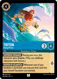 Triton - Young Prince (160/204) [Ursula's Return] | Gear Gaming Bentonville