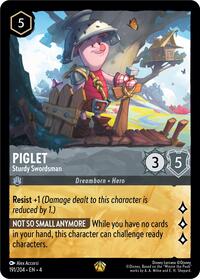 Piglet - Sturdy Swordsman (191/204) [Ursula's Return] | Gear Gaming Bentonville