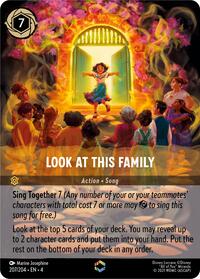 Look at This Family (Enchanted) (207/204) [Ursula's Return] | Gear Gaming Bentonville
