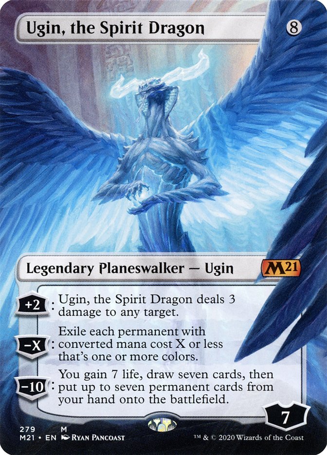 Ugin, the Spirit Dragon (279) (Borderless) [Core Set 2021] | Gear Gaming Bentonville