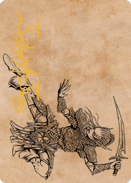 Lae'zel, Vlaakith's Champion Art Card (Gold-Stamped Signature) [Commander Legends: Battle for Baldur's Gate Art Series] | Gear Gaming Bentonville